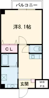エヌエムスワサントオンズノース【4階】の間取り