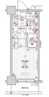 グランド・ガーラ横浜【9階】の間取り