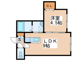 モンレ-ヴ【2階】の間取り