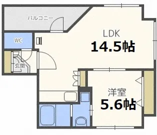 SEIRA豊平【2階】の間取り