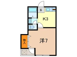 FRIEND NIGAWA WEST【1階】の間取り