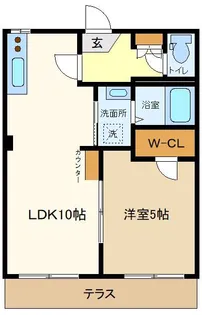 パークハウスローリエ【1階】の間取り
