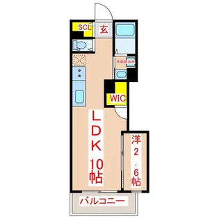 Brillante Palazzo【2階】の間取り