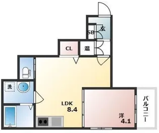 GRANDIR七道 Bliss Court【2階】の間取り