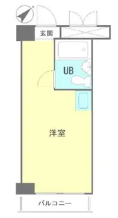 トップルーム横浜【5階】の間取り