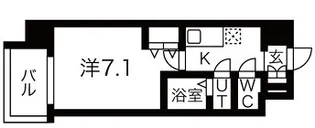 LIVIAZ OSAKA Verite【7階】の間取り