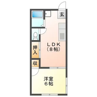 サンパーク松原【1階】の間取り