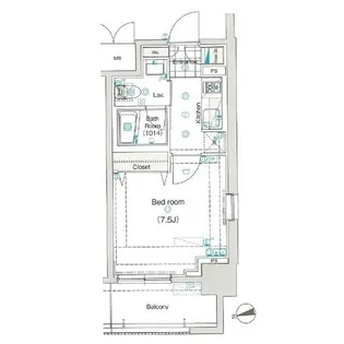 ロイズスクエア東陽町【9階】の間取り
