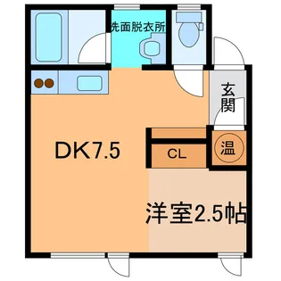 ガレットシュン【2階】の間取り