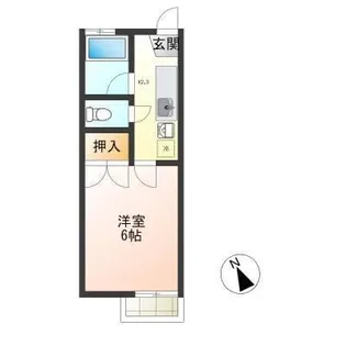 コーポサンシャイン【2階】の間取り