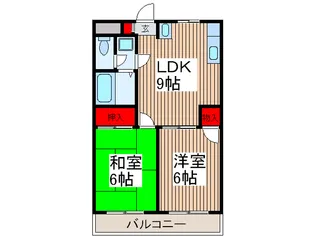 グレーシーハウス 2.【1階】の間取り
