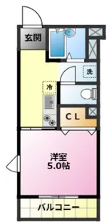 グレイスコート武蔵小杉【4階】の間取り