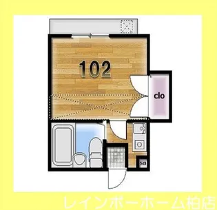 ホワイトパレス新柏【1階】の間取り