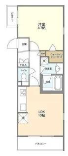コートデュール【1階】の間取り