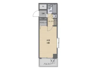 ライオンズマンション長岡駅東【5階】の間取り