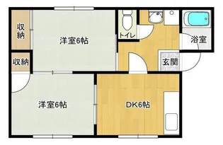 タウニィ【2階】の間取り