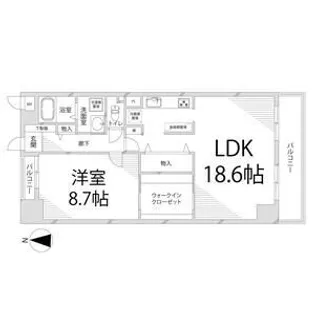 キャッスルコート福崎【9階】の間取り