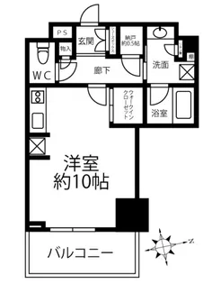 ザ・十日市プレイス【3階】の間取り
