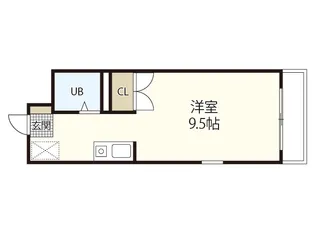 ピア庚午【2階】の間取り