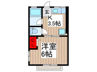 コスモス【2階】の間取り