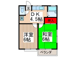 石神井台サンライズ【2階】の間取り