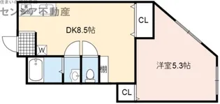三進ビル【4階】の間取り