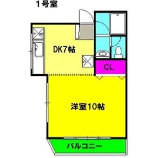 スミルナ M【2階】の間取り