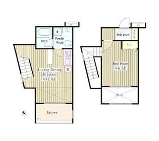 可染館の間取り