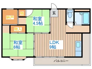 菅原コーポ【2階】の間取り