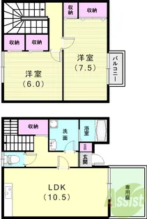 コルナスコートA棟の間取り