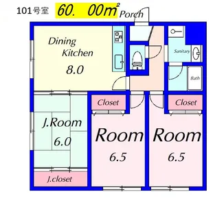 フェイム瀬田【1階】の間取り