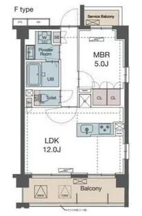ラグゼナ和光【4階】の間取り