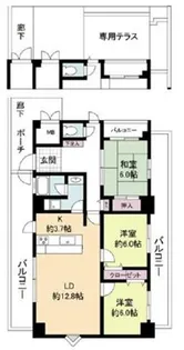 エル・セレーノ九条【8階】の間取り