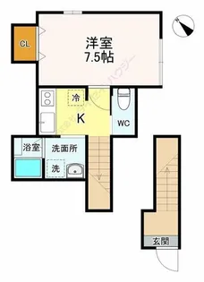 ブラン東照宮I【2階】の間取り
