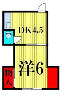 山口アパート【2階】の間取り