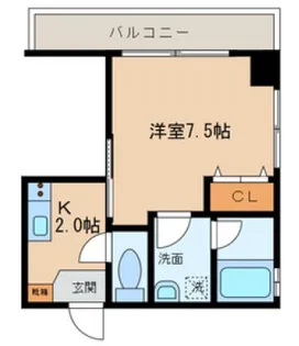ザ・テレス下馬【3階】の間取り