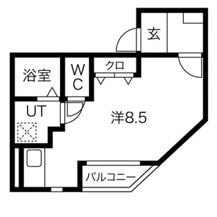 ブリゼ【5階】の間取り
