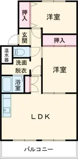 エスポワール【1階】の間取り