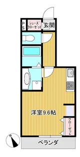 コトーフレール【1階】の間取り