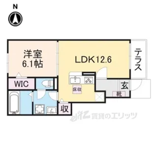 エヴァグリーンヴィラ2【1階】の間取り