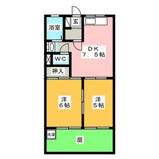 エンドレスASANO【2階】の間取り
