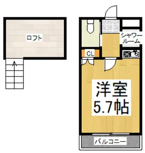 Mアルヴェリーノ【1階】の間取り