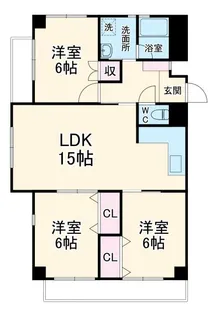 WEST COURT【4階】の間取り