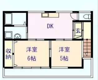 田沢アパート【2階】の間取り