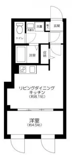Le Nid 日本橋【3階】の間取り