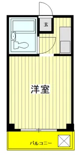 エレガンス笹塚【4階】の間取り