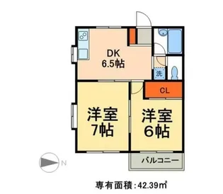 クレストヒルズ町屋【3階】の間取り