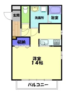 すずらん 4【3階】の間取り