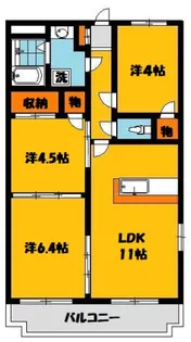 ファミーユみなみ【2階】の間取り
