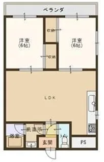 パセオ和久市【3階】の間取り